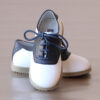 L'Amour Boys Navy Saddle Oxford Shoes
