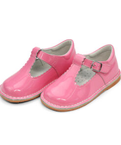 Selina Patent Scalloped T-Strap Mary Jane