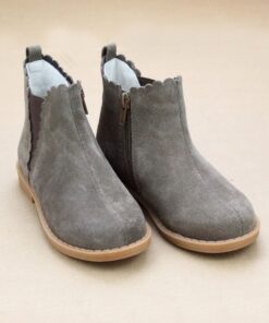 Nicola Girls Classic Scalloped Chelsea Boot