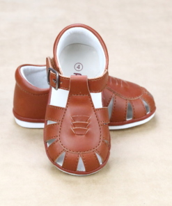 Henry Baby Boys Caged Leather Sandal
