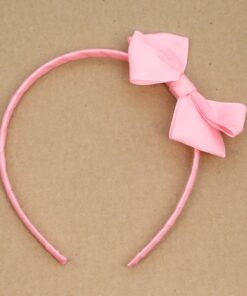 Grosgrain Bow Headband (Pink)