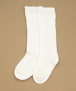 Openwork Knee Sock (Milk)