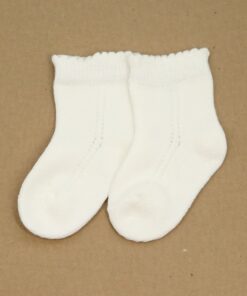 Openwork Ankle Sock (Milk)